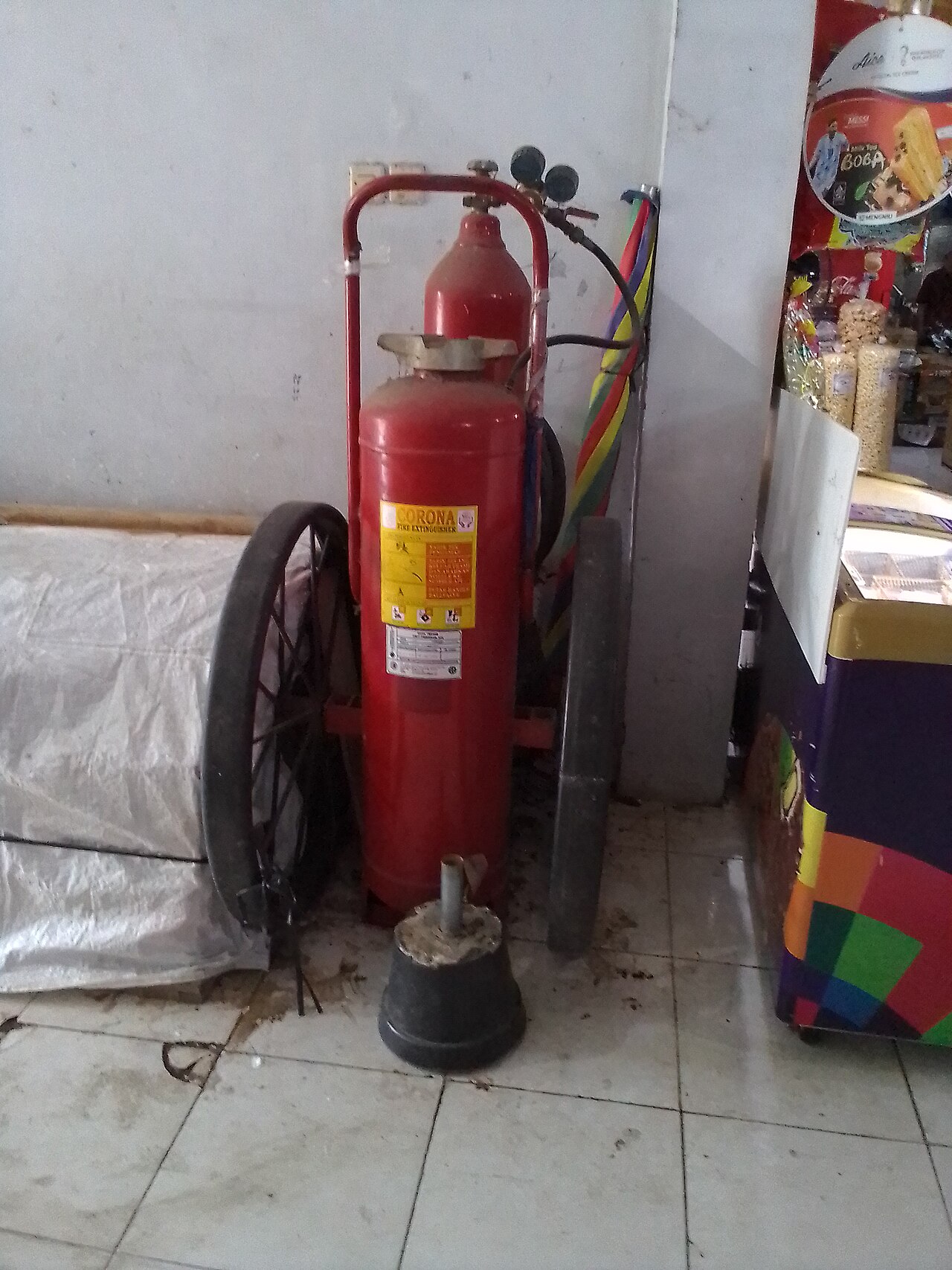 Operasi pemadaman kebakaran gedangan